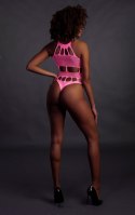 Body with Grecian Neckline - Neon Pink - XS/XL Ouch!