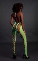 Bodystocking with Halterneck - Green - XS/XL Ouch!