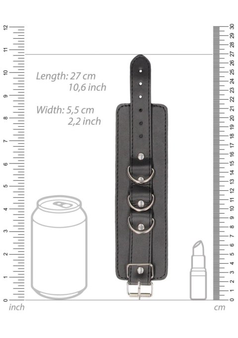 Bonded Leather Hand or Ankle Cuffs - With Adjustable Straps Ouch! Bonded Leather Hand or Ankle Cuffs - With Adjustable Straps Ouch!