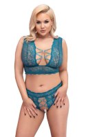 Bra Set teal 2XL Cottelli CURVES