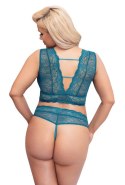 Bra Set teal 2XL Cottelli CURVES