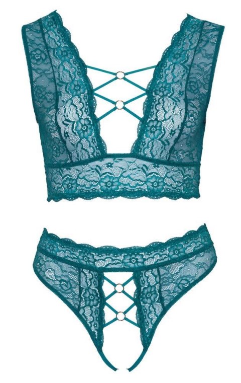 Bra Set teal 2XL Cottelli CURVES