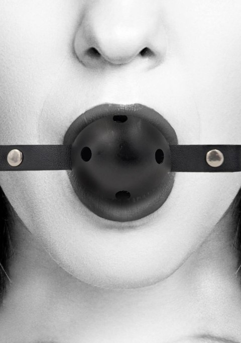Breathable Ball Gag - With Bonded Leather Straps Ouch! Breathable Ball Gag - With Bonded Leather Straps Ouch!