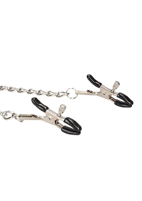 Breathable Ball Gag With Nipple Clamps Ouch! Breathable Ball Gag With Nipple Clamps Ouch!