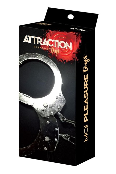 MAI No.38 METAL HANDCUFFS SILVER Attraction MAI No.38 METAL HANDCUFFS SILVER Attraction