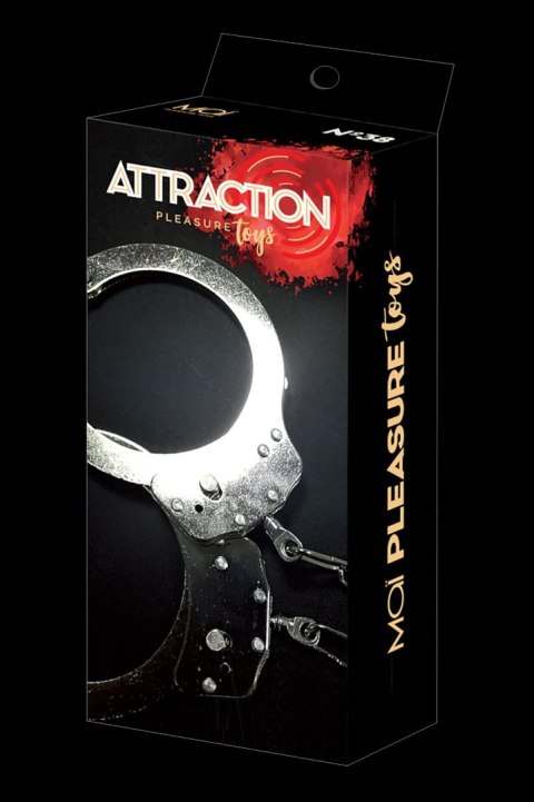 MAI No.38 METAL HANDCUFFS SILVER Attraction MAI No.38 METAL HANDCUFFS SILVER Attraction