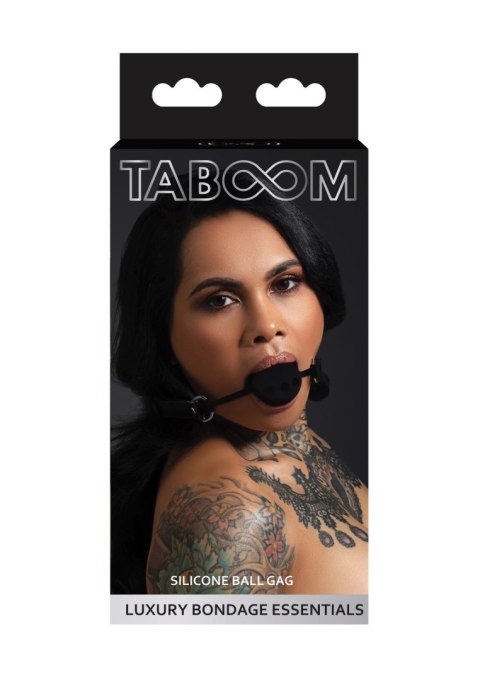 Silicone Ball Gag Black Taboom Silicone Ball Gag Black Taboom