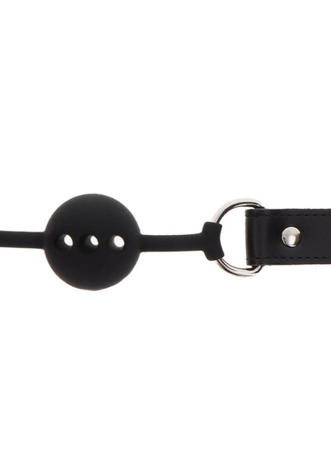 Silicone Ball Gag Black Taboom Silicone Ball Gag Black Taboom