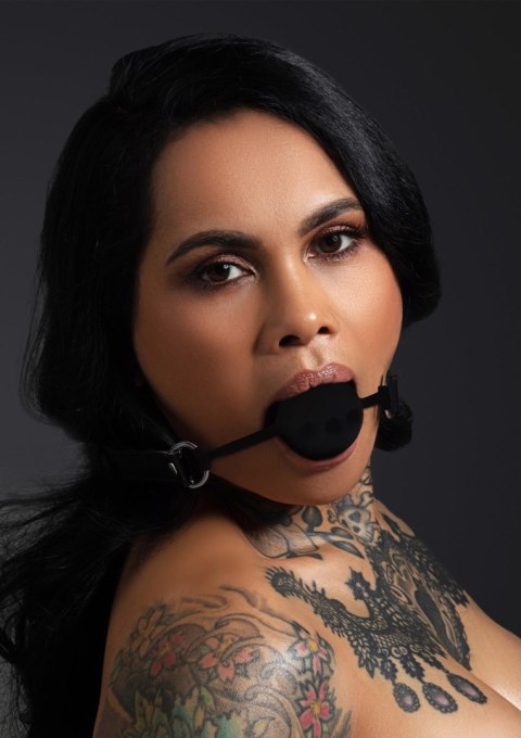 Silicone Ball Gag Black Taboom Silicone Ball Gag Black Taboom