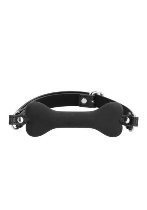 Silicone Bone Gag - With Adjustable Bonded Leather Straps Ouch! Silicone Bone Gag - With Adjustable Bonded Leather Straps Ouch!