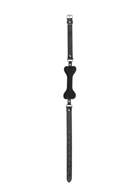 Silicone Bone Gag - With Adjustable Bonded Leather Straps Ouch! Silicone Bone Gag - With Adjustable Bonded Leather Straps Ouch!