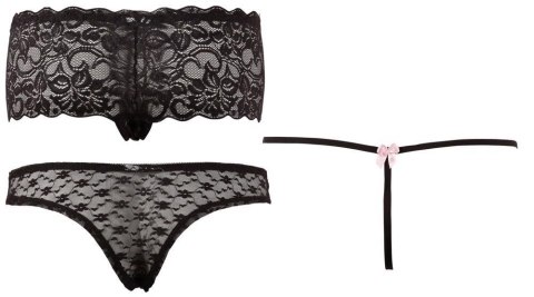 Briefs Set Black S Cottelli LINGERIE