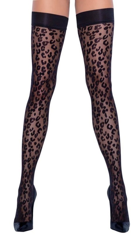 Hold up stockings leo 3 Cottelli LEGWEAR Hold up stockings leo 3 Cottelli LEGWEAR