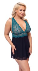 Babydoll petrol2XL Cottelli CURVES