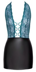 Dress black/teal XL Cottelli LINGERIE