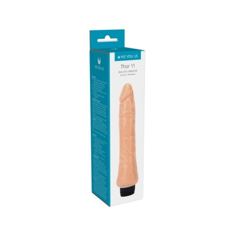 Me You Us Thor 11 Realistic Vibrator Flesh 9.6' Me You Us Me You Us Thor 11 Realistic Vibrator Flesh 9.6' Me You Us