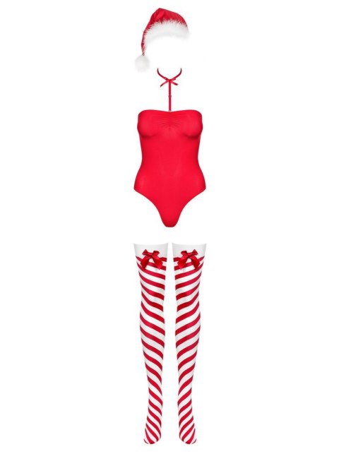Bielizna-Kissmas body czerwone S/M Obsessive Bielizna-Kissmas body czerwone S/M Obsessive