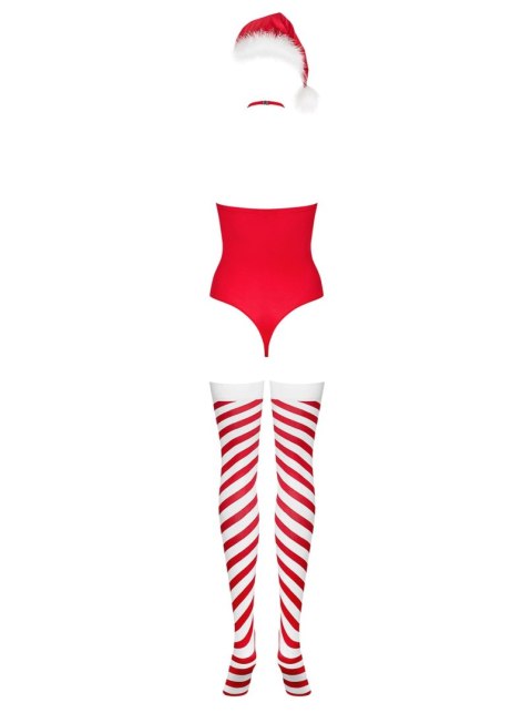 Bielizna-Kissmas body czerwone S/M Obsessive Bielizna-Kissmas body czerwone S/M Obsessive