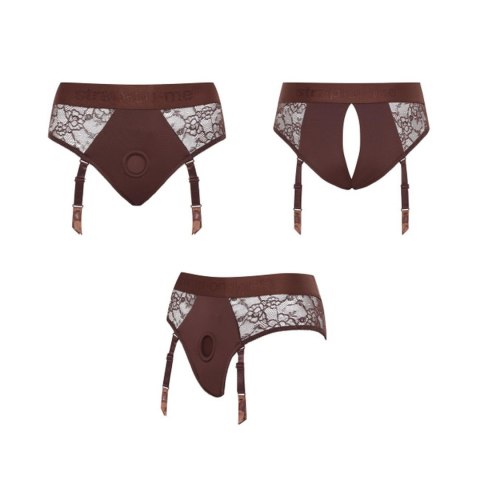 HARNESS LINGERIE DIVA - L - CHOCOLATE Strap-on-me HARNESS LINGERIE DIVA - L - CHOCOLATE Strap-on-me