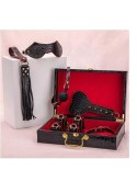 Suitcase bondage set black Argus