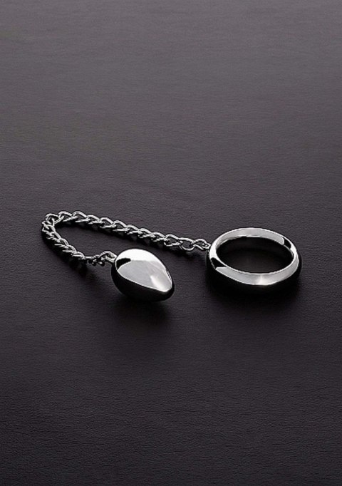 Donut C-Ring Anal Egg (45/45mm) with chain Steel