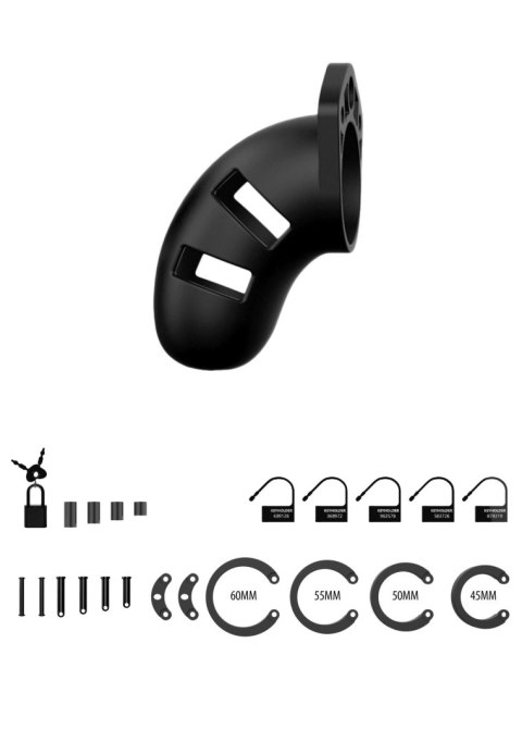Model 20 - Chastity - 3.5"""" - Silicone Cock Cage - Black ManCage Model 20 - Chastity - 3.5"""" - Silicone Cock Cage - Black ManCage