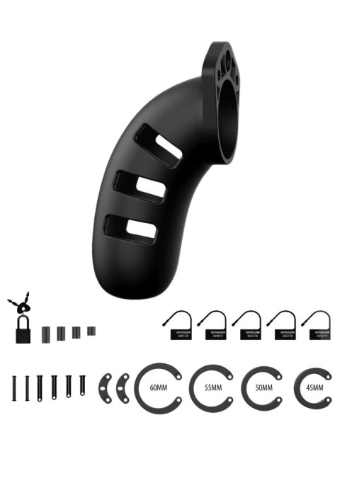 Model 21 - Chastity - 4.5"""" - Silicone Cock Cage - Black ManCage Model 21 - Chastity - 4.5"""" - Silicone Cock Cage - Black ManCage