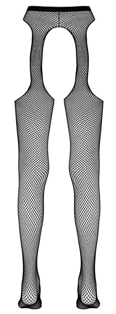 Rajstopy siatkowe open L/XL Cottelli Legwear Rajstopy siatkowe open L/XL Cottelli Legwear
