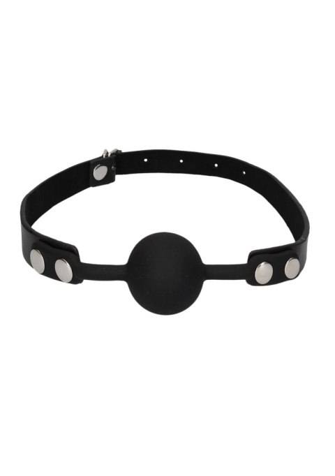 Silicone Ball Gag - with Adjustable Bonded Leather Straps Ouch! Silicone Ball Gag - with Adjustable Bonded Leather Straps Ouch!