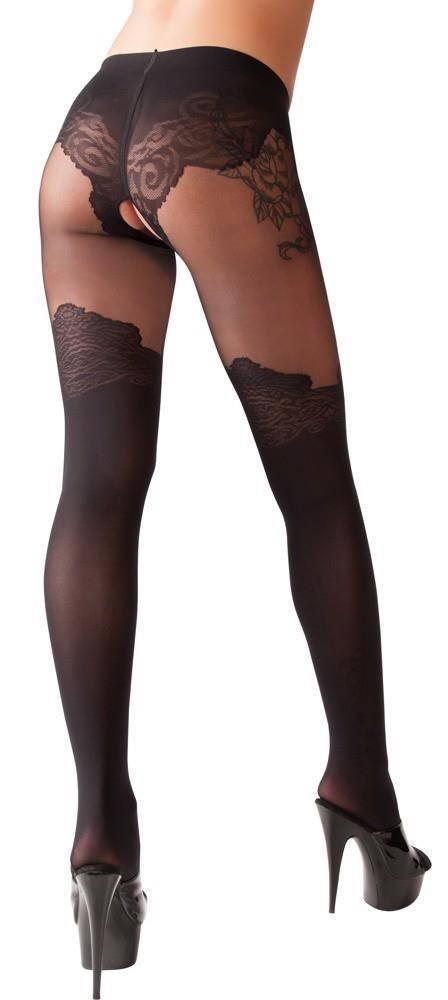 Crotchless Tights 3 Cottelli LEGWEAR Crotchless Tights 3 Cottelli LEGWEAR