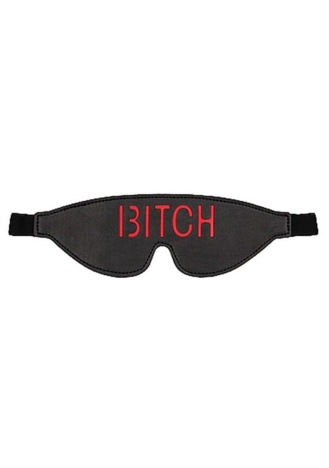 Ouch! Blindfold - BITCH - Black Ouch! Ouch! Blindfold - BITCH - Black Ouch!