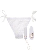 Remote Control Pleasure Panty White Nu Sensuelle