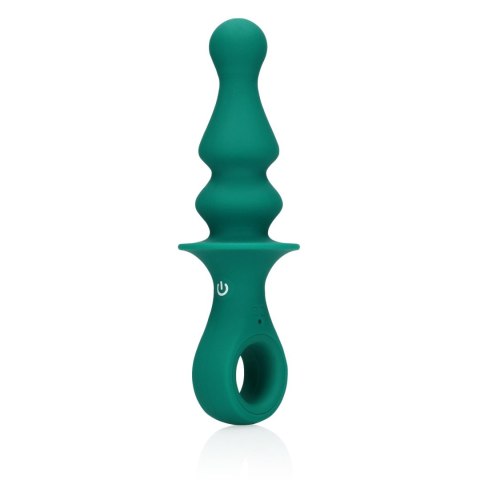 Korek wibrujący analny zatyczka z uchwytem gładki silikon 16,5cm USB Loveline Korek wibrujący analny zatyczka z uchwytem gładki silikon 16,5cm USB Loveline
