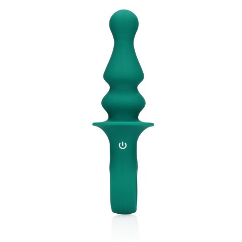 Korek wibrujący analny zatyczka z uchwytem gładki silikon 16,5cm USB Loveline Korek wibrujący analny zatyczka z uchwytem gładki silikon 16,5cm USB Loveline