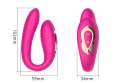 Rotating wearable dual vibrator B - Series Cute