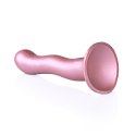 Różowe dildo do stymulacji punktu G strapon silikonowe 17 cm Ouch!