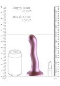 Różowe dildo do stymulacji punktu G strapon silikonowe 17 cm Ouch!