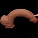 14'' King Sized Sliding Skin Dual Layer Dong Brown Lovetoy