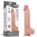 14'' King Sized Sliding Skin Dual Layer Dong Lovetoy