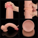 14'' King Sized Sliding Skin Dual Layer Dong Lovetoy