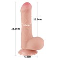 7'' Sliding Skin Dual Layer Dong Flesh Lovetoy