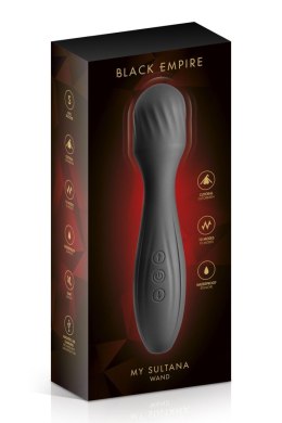 Masażer stymulacja łechtaczki wibrujący różdżka bodywand wodoodporny Black Empire