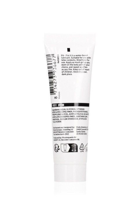 Żel nawilżający lubrykant sztuczna sperma 25 ml Fist It Żel nawilżający lubrykant sztuczna sperma 25 ml Fist It