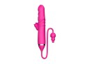 Tongue licking Triple Stimulation Thrusting Vibrator B - Series Cute