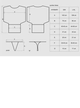 Sukienka przejrzysta stringi komplet obsessive s/m Obsessive