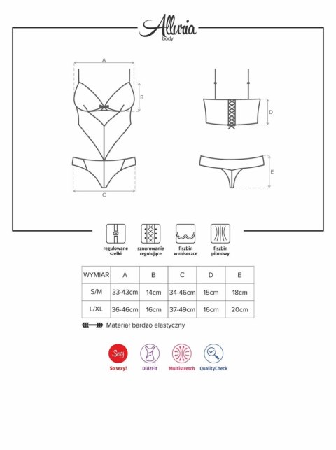 Wycięte body odsłaniające ciało sex obsessive l/xl Obsessive Wycięte body odsłaniające ciało sex obsessive l/xl Obsessive