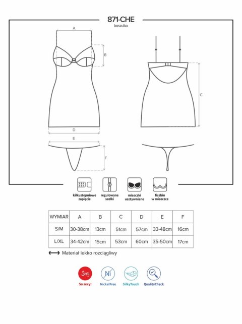 Biała koszulka stringi sex komplet obsessive l/xl Obsessive Biała koszulka stringi sex komplet obsessive l/xl Obsessive