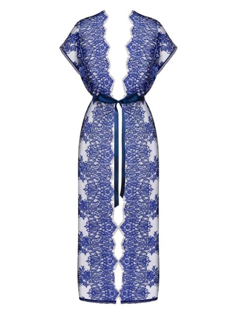 Długi prześwitujący szlafrok erotyka flowlace l/xl Obsessive Długi prześwitujący szlafrok erotyka flowlace l/xl Obsessive