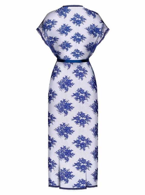 Długi prześwitujący szlafrok erotyka flowlace l/xl Obsessive Długi prześwitujący szlafrok erotyka flowlace l/xl Obsessive