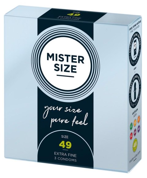 Mister Size 49mm pack of 3 Mister Size Mister Size 49mm pack of 3 Mister Size